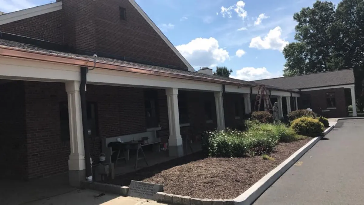 Copper Gutters project in Southbury, CT by Martin's Aluminum