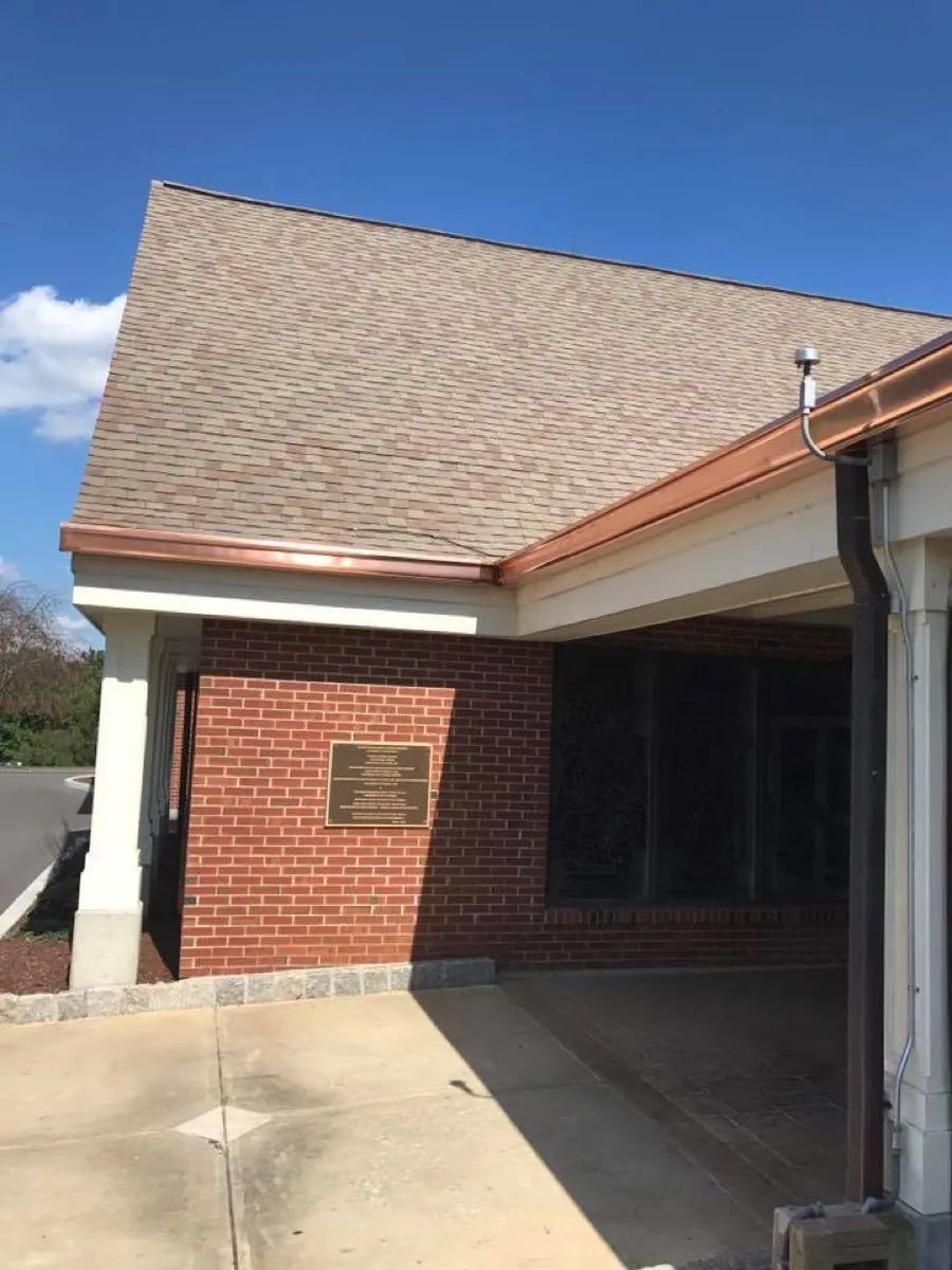 Copper Gutters project in Southbury, CT by Martin's Aluminum