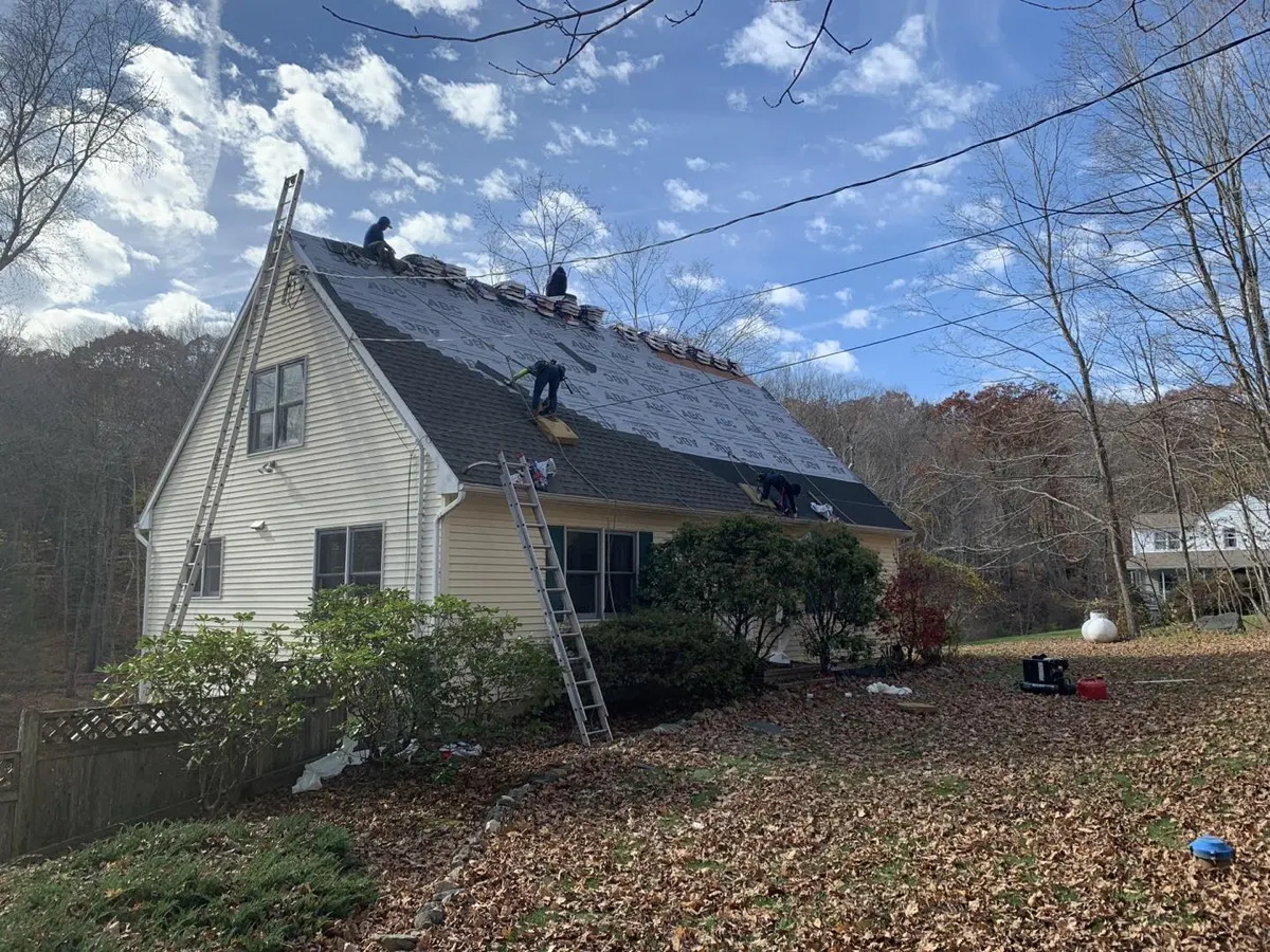 Roof Replacement project in Southbury, CT by Martin's Aluminum
