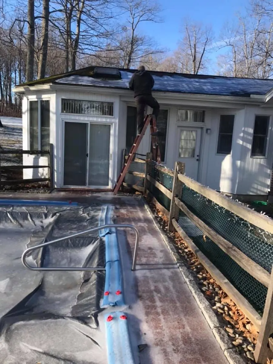 Roof Replacement project in Southbury, CT by Martin's Aluminum