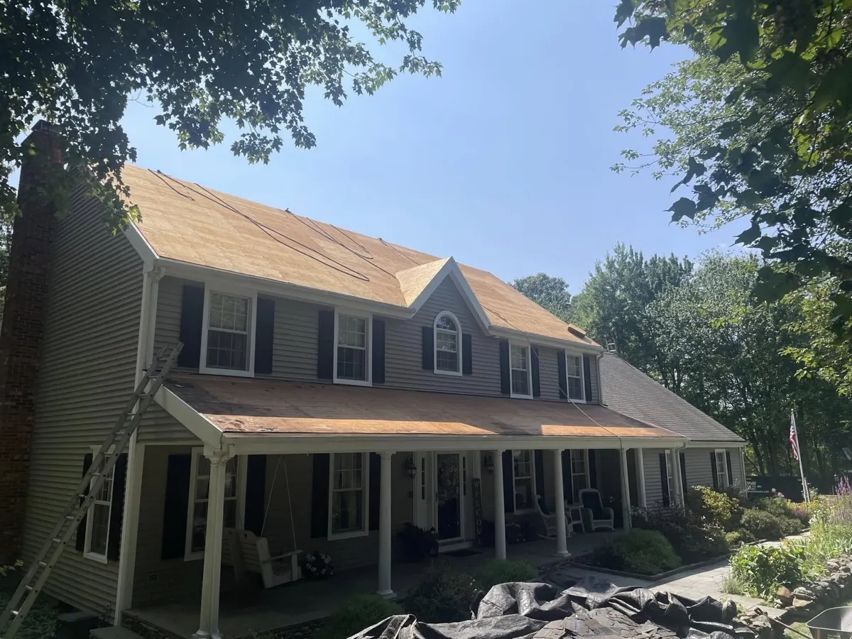 Roof Replacement project in Southbury, CT by Martin's Aluminum