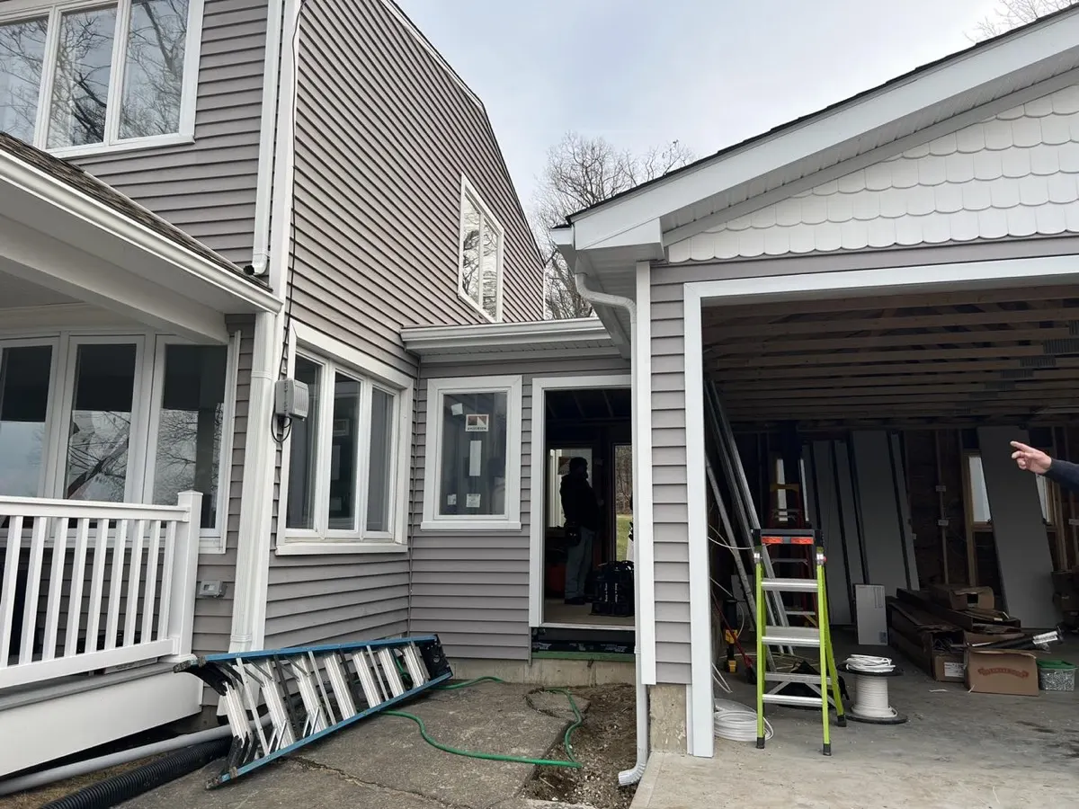 Vinyl Siding project in Southbury, CT by Martin's Aluminum